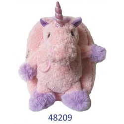 BP48209-Unicorn Plush Backpack